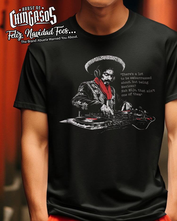 Mariachi Mexicano Proud Stencil T-Shirt