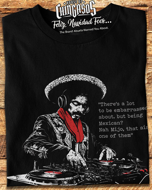 Mariachi Mexicano Proud Stencil T-Shirt