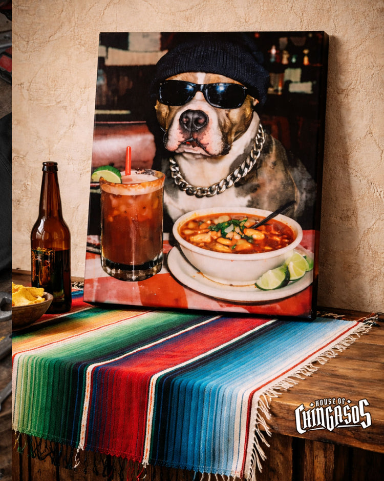 El Crudo Cantina Canvas 16" * 20"