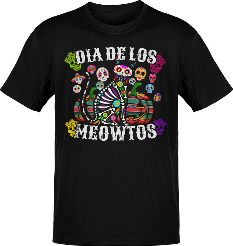 Dia De Los Meowtos Mexicano T-Shirt