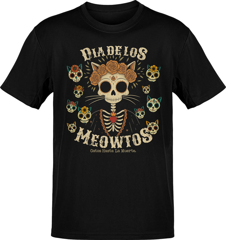 Dia De Los Meowtos Gatos T-Shirt