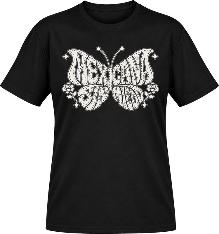 Mexicana Sin Miedo Art De La Calle Tee