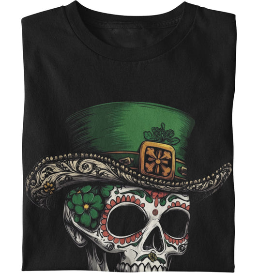 Irish I Were Mexicano Sugar Skull T-Shirt