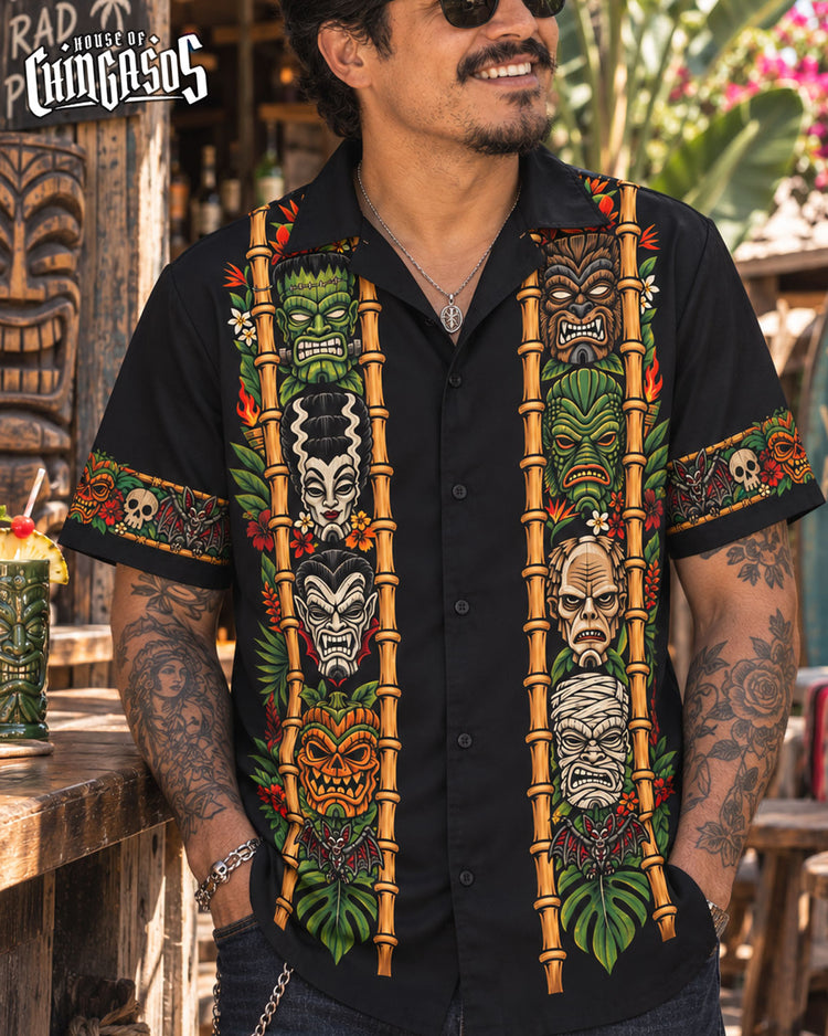 Monsters Ball Vintage Button Up