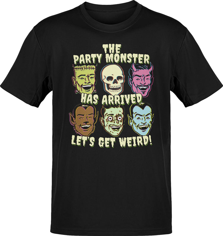 Premium Party Monster Let's Get Weird Halloween T-shirt