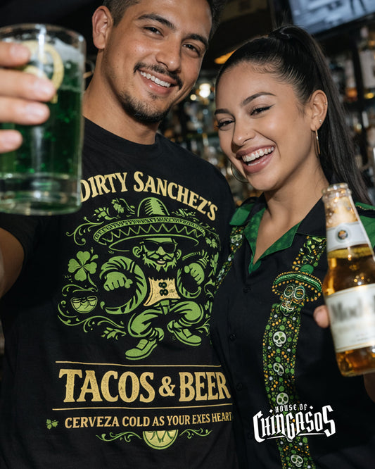 Dirty Sanchez's Tacos & Beer T-Shirt
