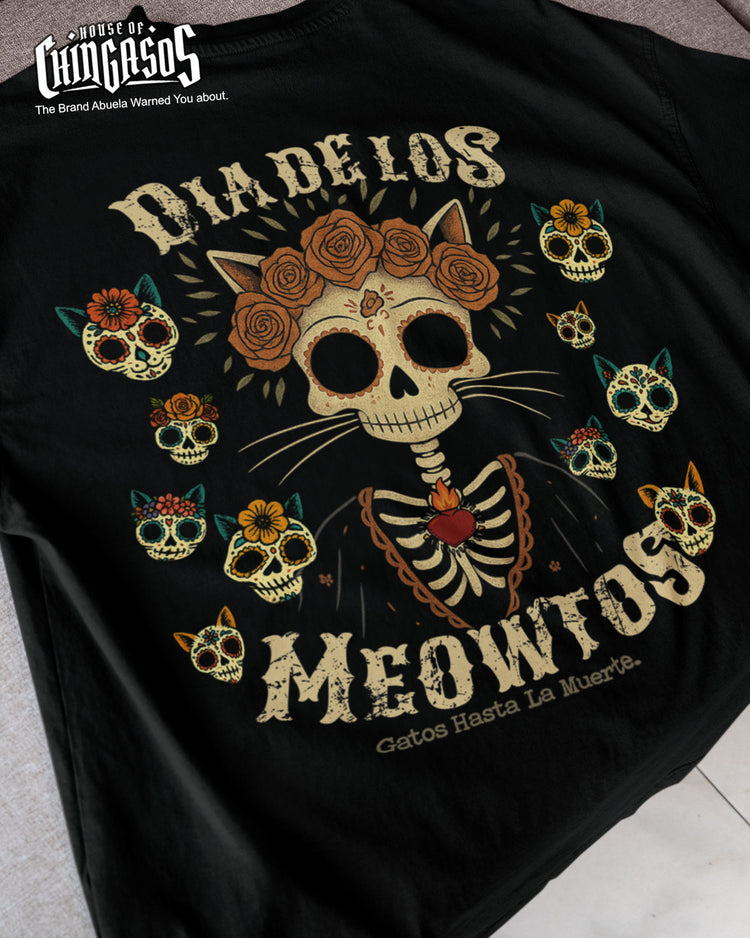 Dia De Los Meowtos Gatos T-Shirt