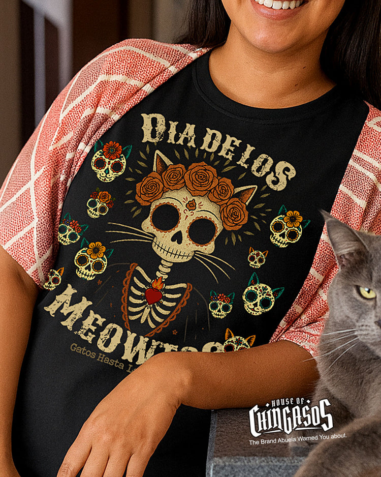 Dia De Los Meowtos Gatos T-Shirt