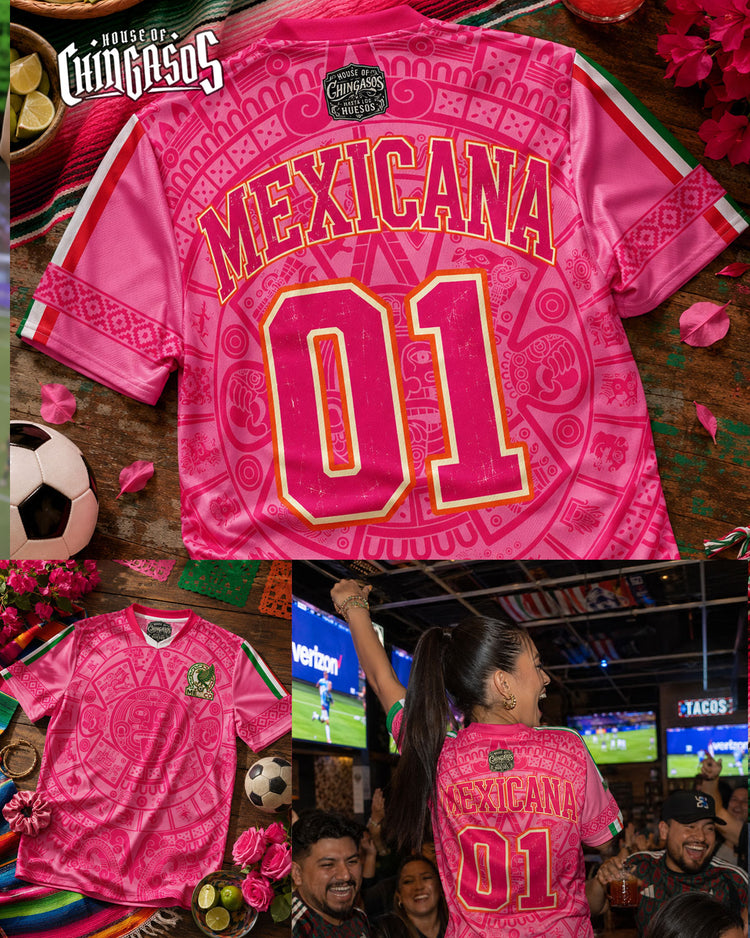 Azteca Xiuhpohualli Mexicana Fútbol Jersey