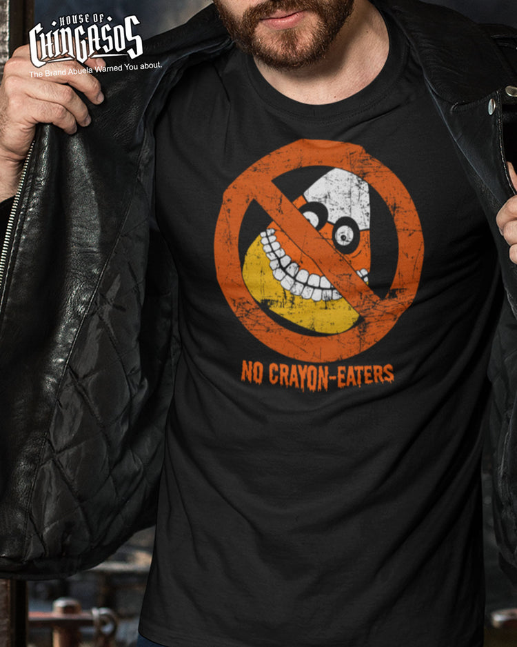 No Crayon Eaters Anti Candy Corn Halloween T-Shirt