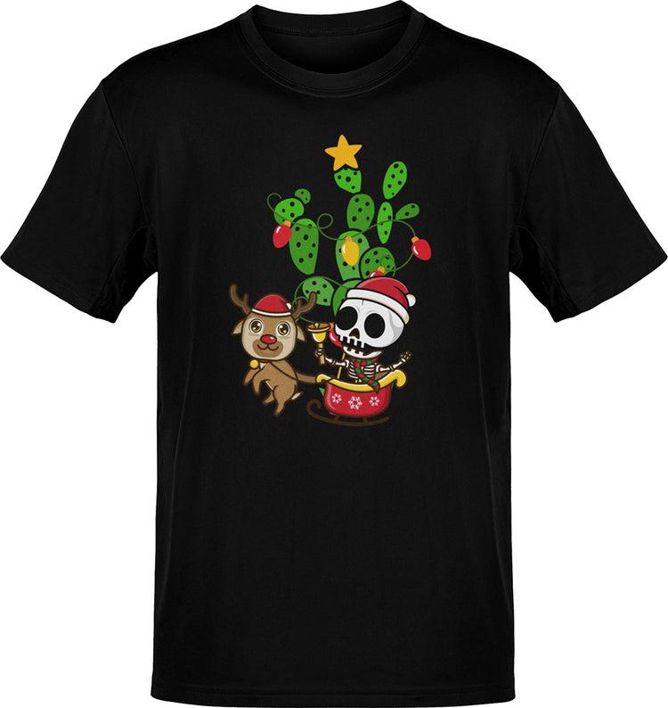 Premium Nopalito Calacas Feliz Navidad T-shirt