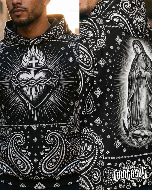 Art De La Calle Bandana Hoodie