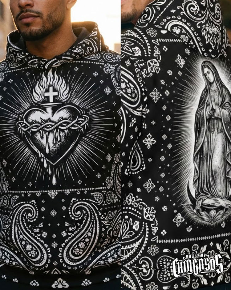 Art De La Calle Bandana Hoodie