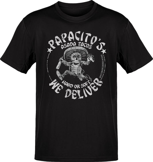 Papacito's Asada Delivery Old School Tee