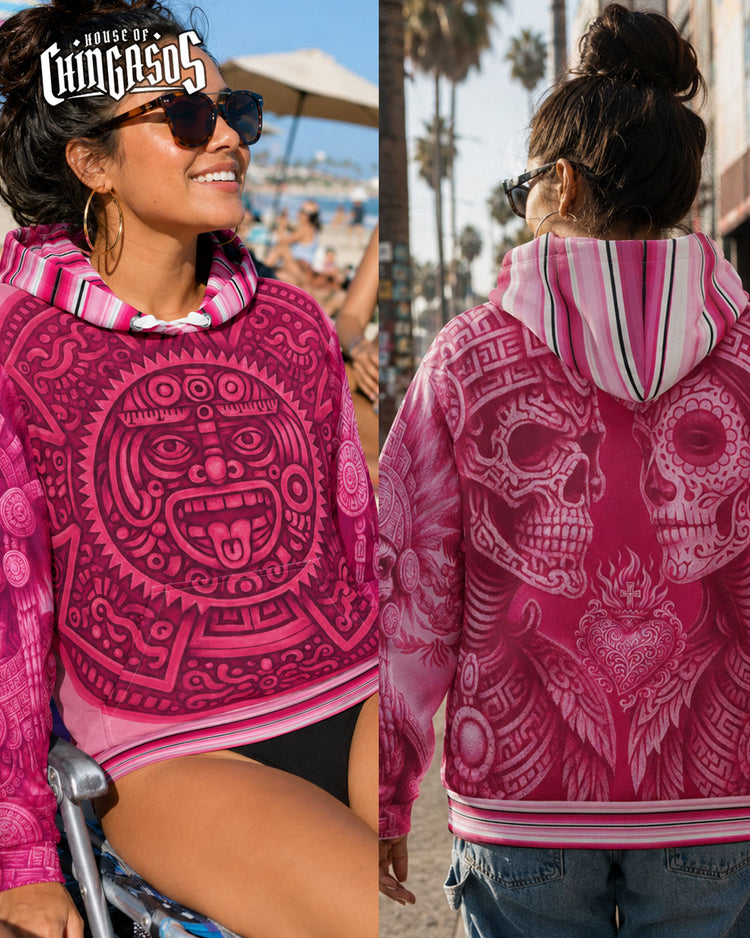 Xiuhpohualli Hoodie Rosado
