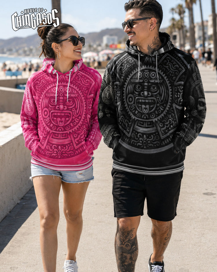 Xiuhpohualli Hoodie Rosado