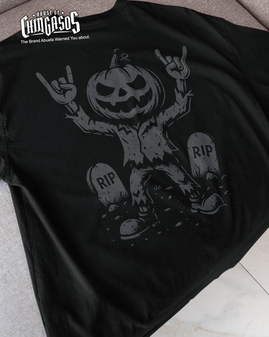 El Rocker Pumpkin King Old School T-Shirt
