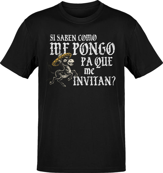 Si Saben Como Me Pongo Pa Que Me Invitan Old School T-Shirt