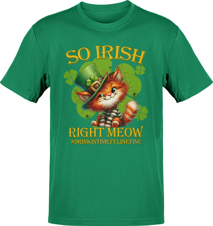 So Irish Right Meow Cat Lover St. Patrick's T-shirt