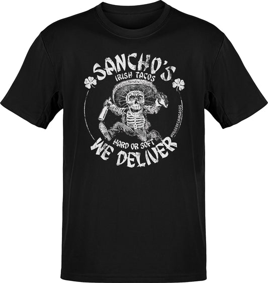 Premium Sancho's Hard Or Soft We Deliver T-shirt
