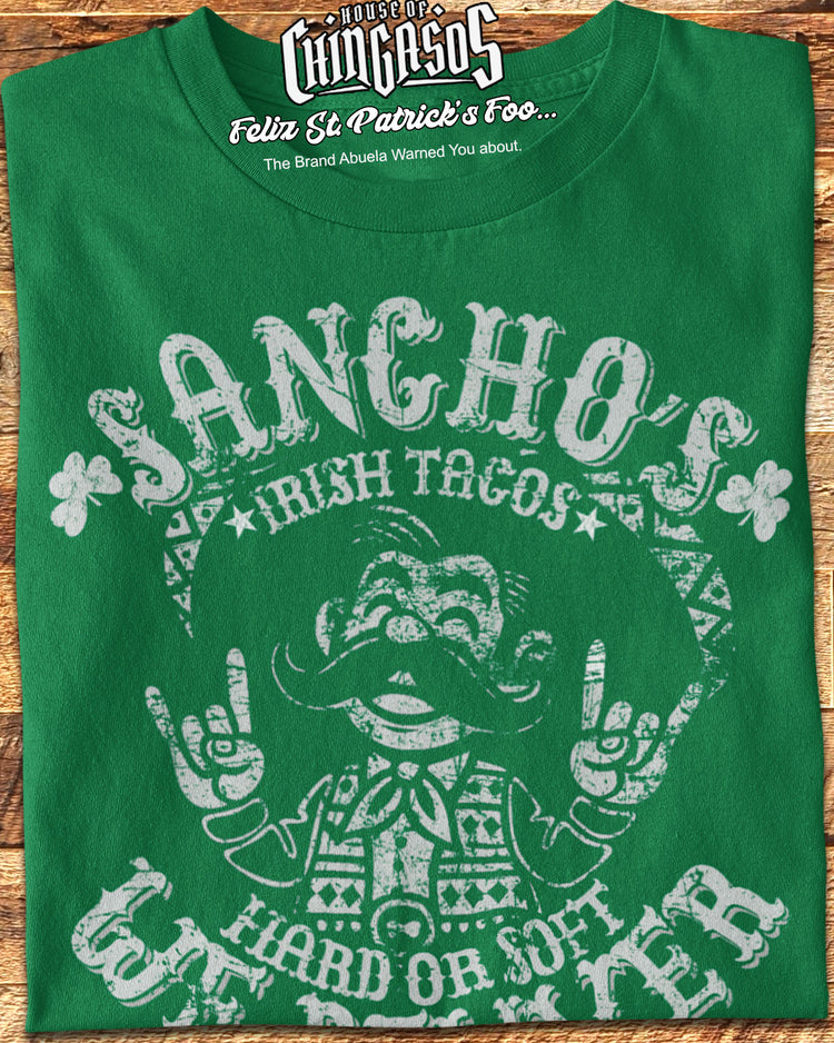 Sancho's Irish Tacos St. Patrick's Old School T-Shirt