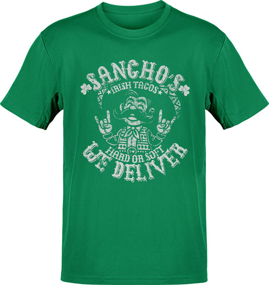 Sancho's Irish Tacos St. Patrick's Old School T-Shirt