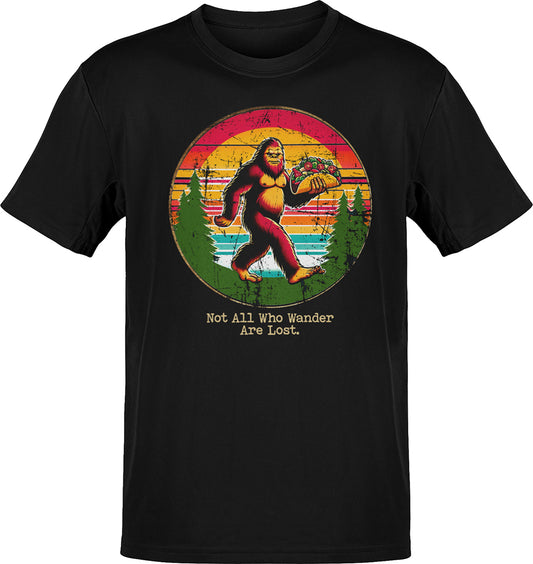 Not All Who Wander Are Lost Taco T-Shirt