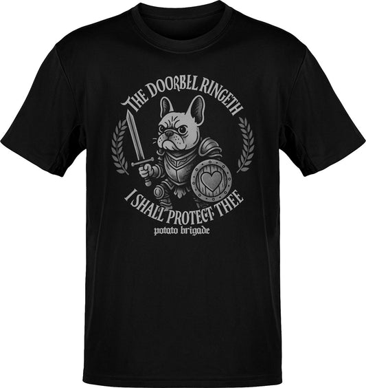 The Doorbell Ringeth I Shall Protect Thee Frenchie T-Shirt