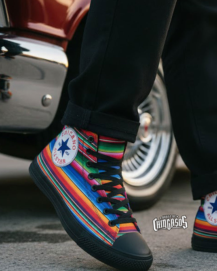 OG Chicano All Star Serapes ( Black or White Sole )