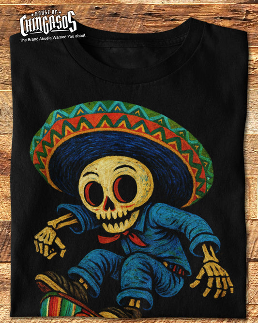 El Chido Calavera Skater T-Shirt
