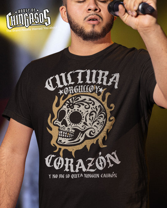 Cultura Orgullo Y Corazon Raza T-Shirt