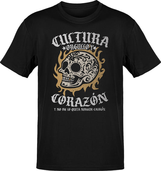 Cultura Orgullo Y Corazon Raza T-Shirt