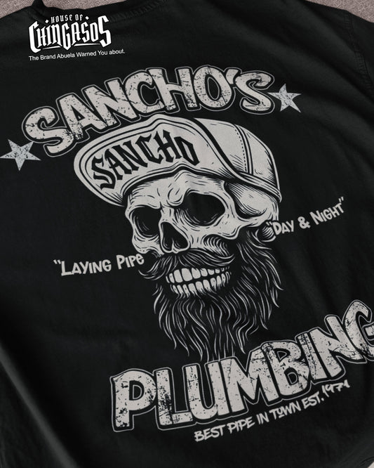 Sancho Plumbing Co. Vintage Greaser T-Shirt 2025