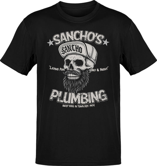 Sancho Plumbing Co. Vintage Greaser T-Shirt 2025