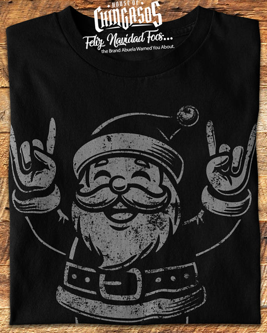 El Rocker Santa Clause Old School T-Shirt