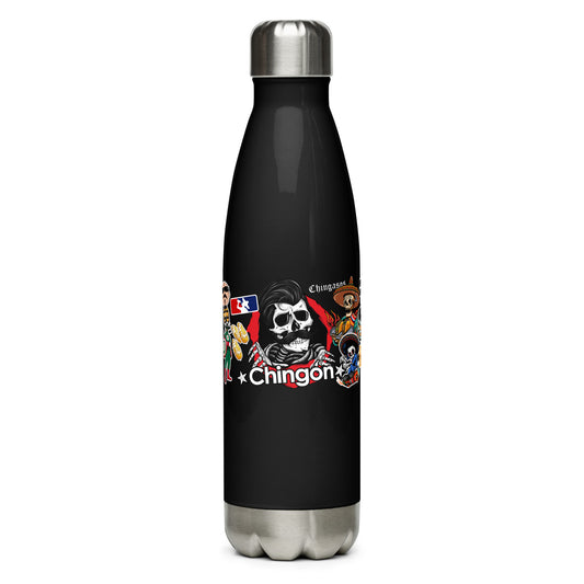 Chingon Stickers Print Stainless steel water bottle