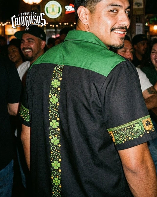 San Patricio Calavera Guayabera