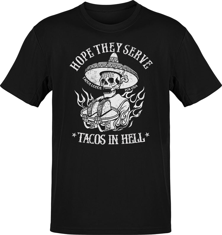 Hope They Serve Tacos In Hell Old School Taco Freak Classic T-Shirt