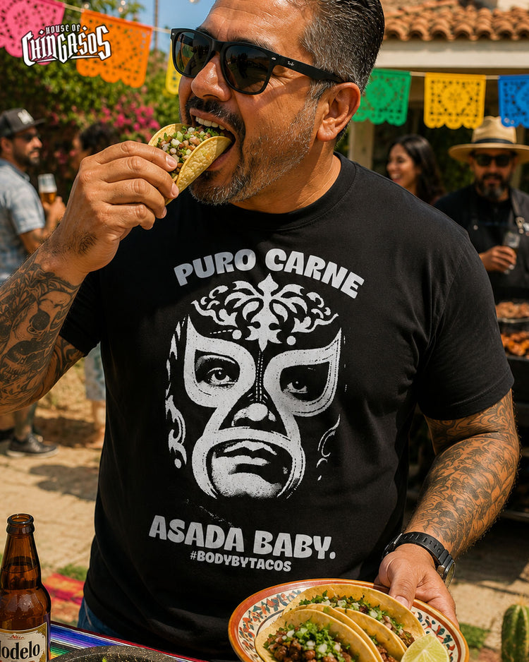 Puro Carne Asada Luchador T-Shirt