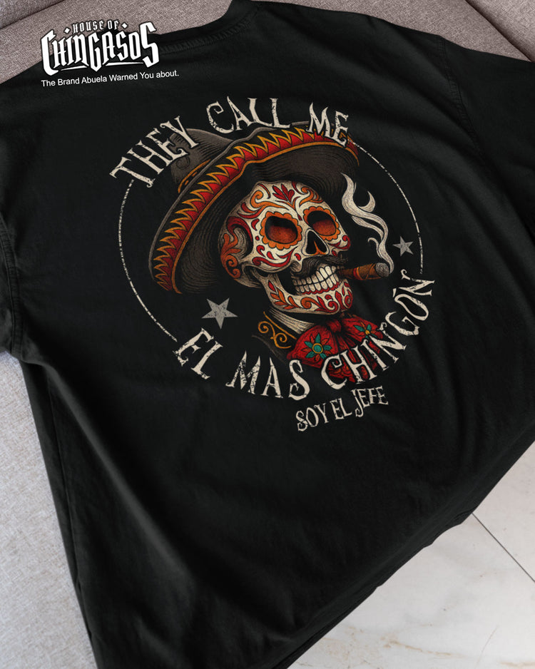 El Mas Chingon El Jefe Old School T-Shirt