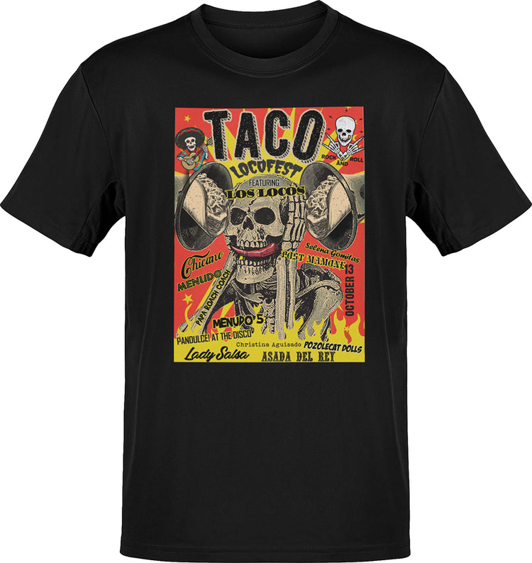 Premium 2023 Taco Fest Concert Tee (Front Print )