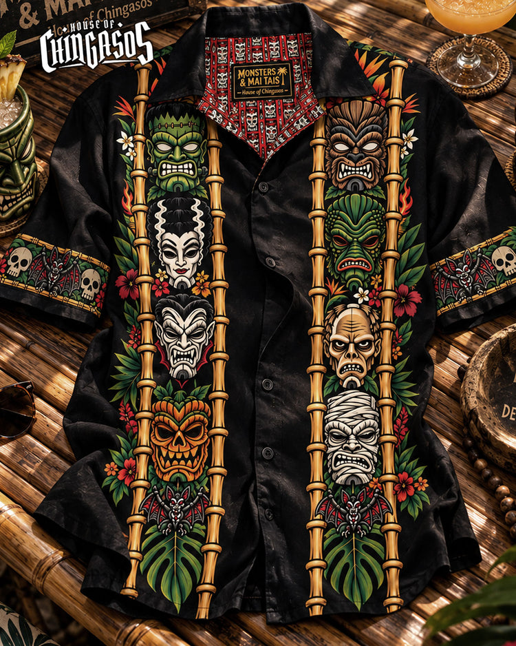 Monsters Ball Vintage Button Up