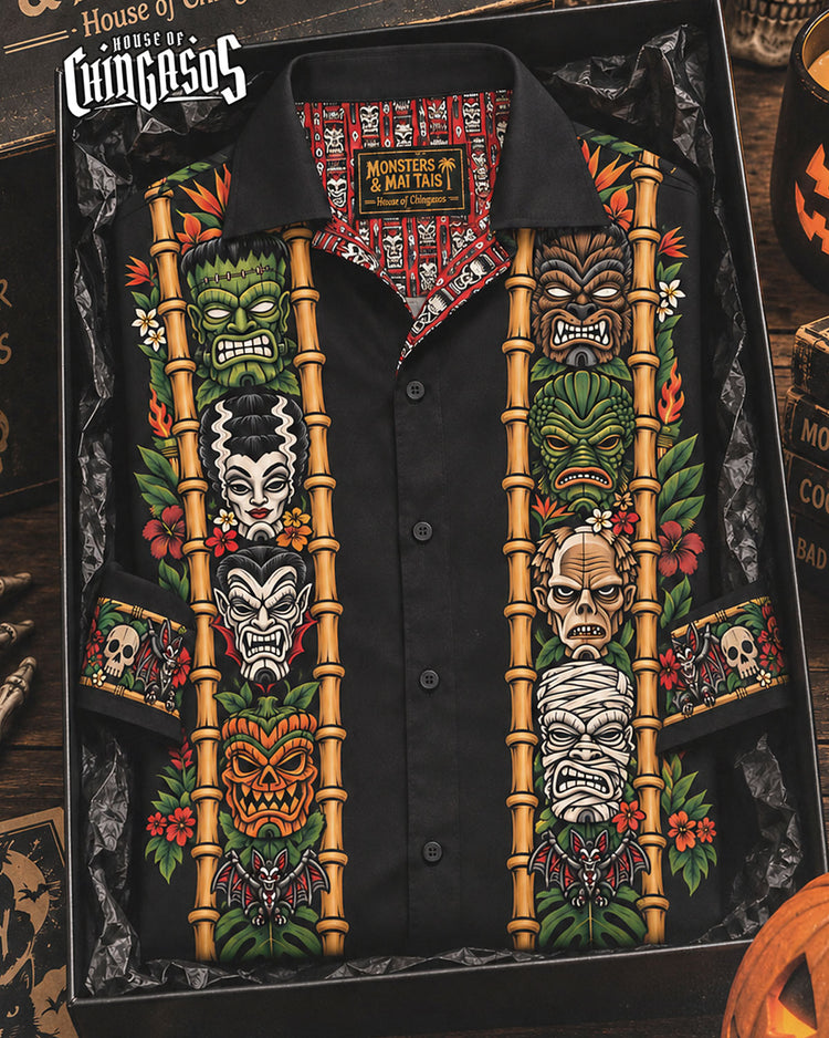 Monsters Ball Vintage Button Up