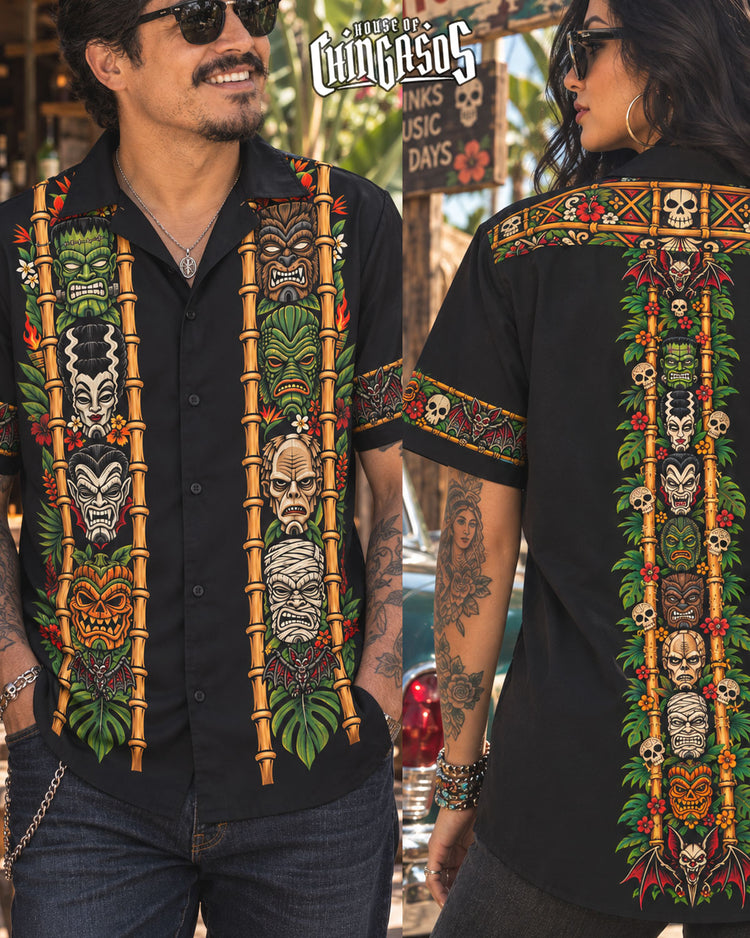 Monsters Ball Vintage Button Up