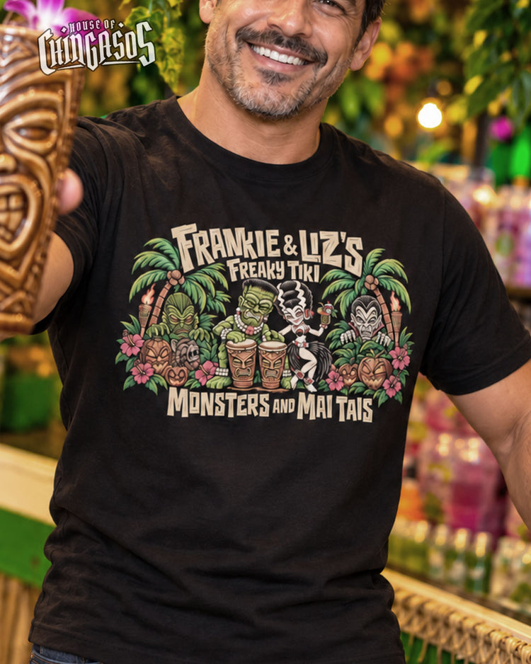 Frankie & Liz Monsters & Mai Tais T-Shirt