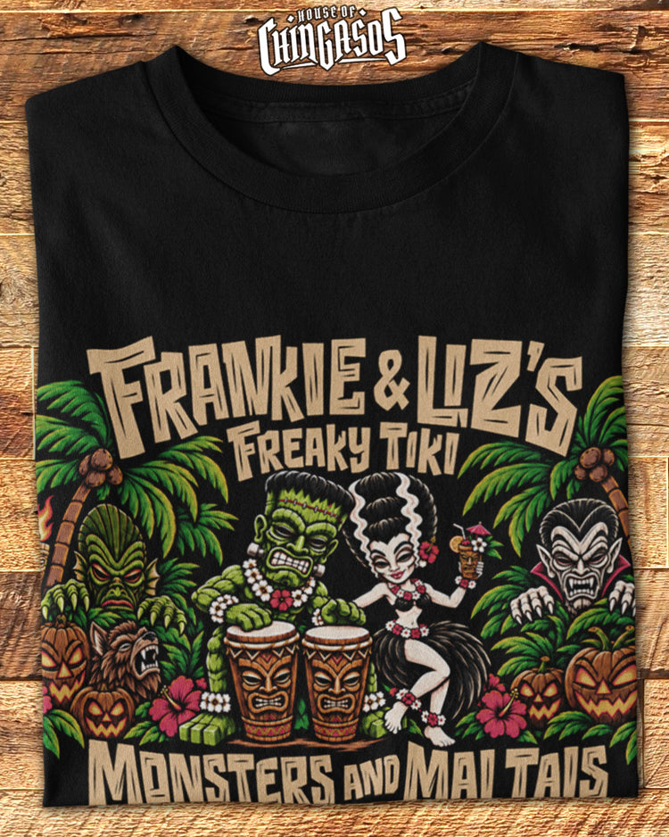 Frankie & Liz Monsters & Mai Tais T-Shirt