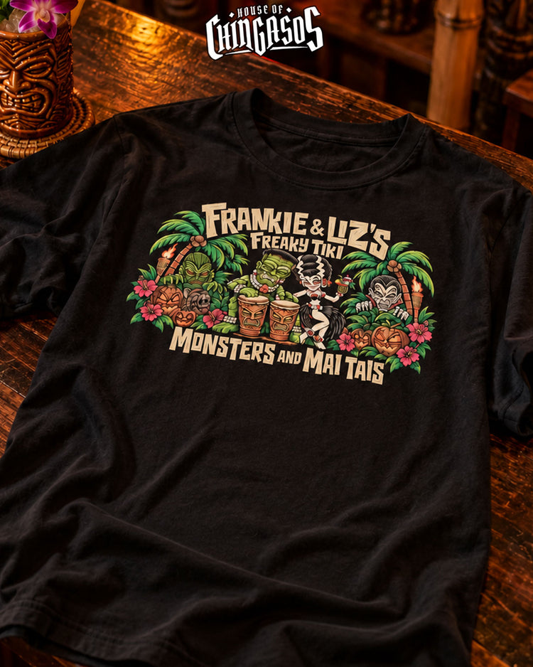 Frankie & Liz Monsters & Mai Tais T-Shirt