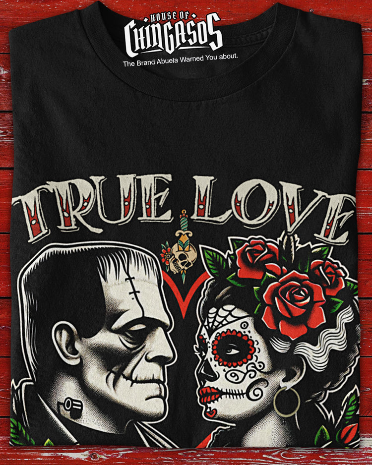 True Love Never Dies Tattooed Art T-Shirt ( In Stock 2/8/25)