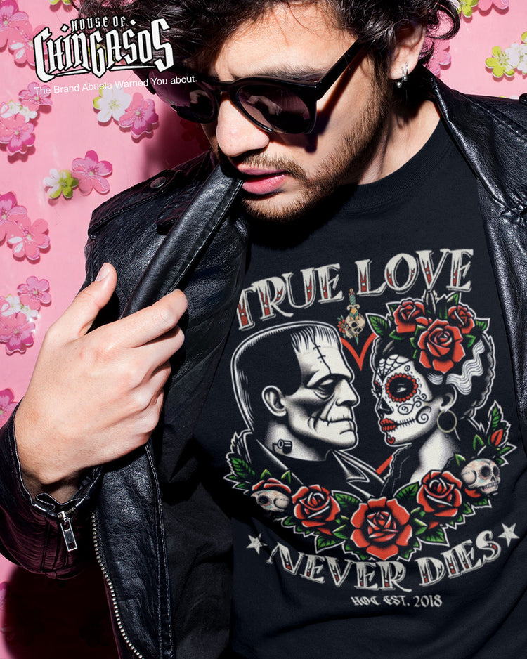 True Love Never Dies Tattooed Art T-Shirt ( In Stock 2/8/25)