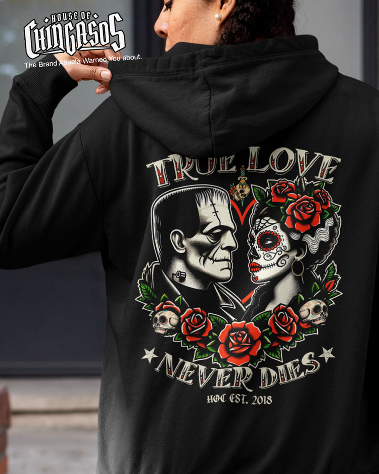 True Love Never Dies Inked Art Hoodie ( In Stock 2/8/25)